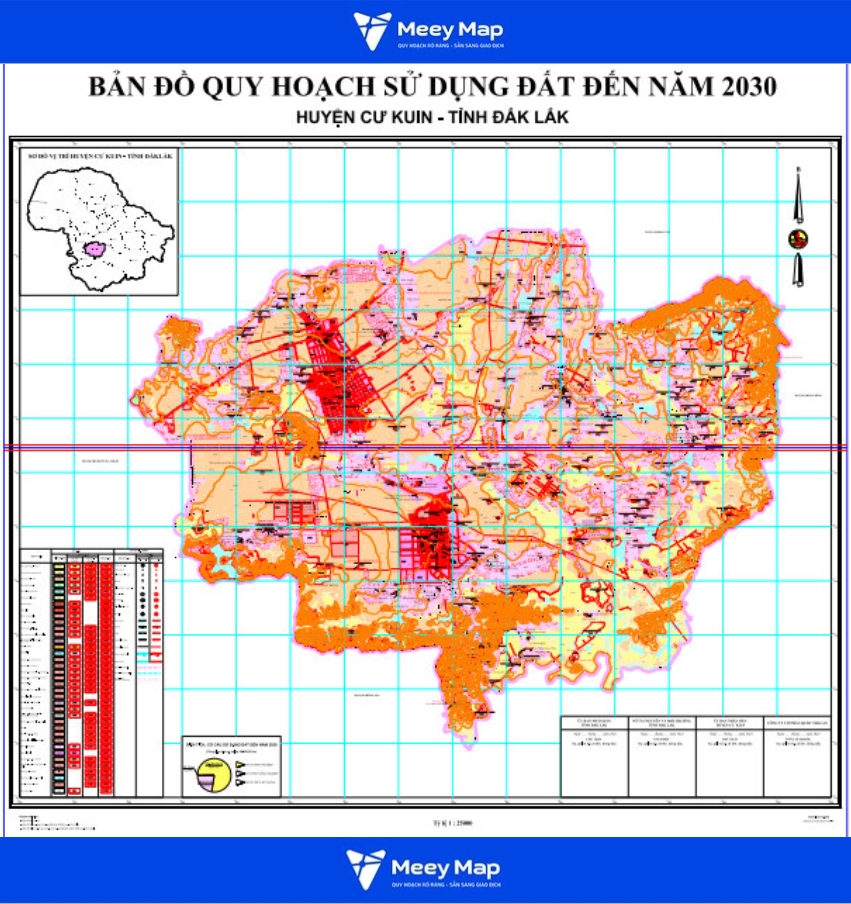 Quy hoạch sử dụng đất đến năm 2030  huyện Cư Kuin